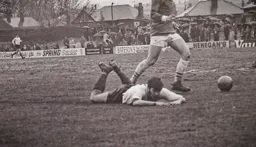 Malcolm Macdonald face down in the mud