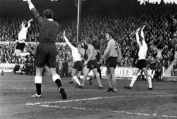 Mike Keen celebrates his goal