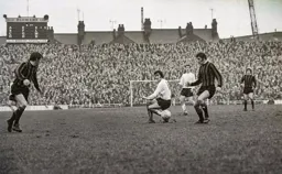 Peter Anderson lays the ball off