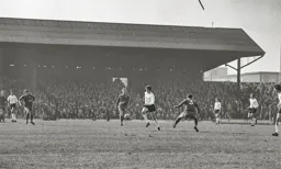 Don Givens wrong foots the defender