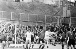 Jack Bannister and Tony Read watch the action