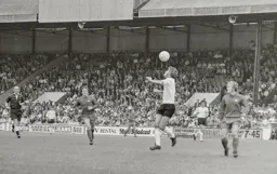 Viv Busby surrounded