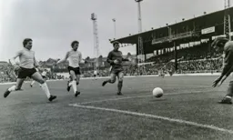 Vic Halom and Robin Wainwright chase down the keeper