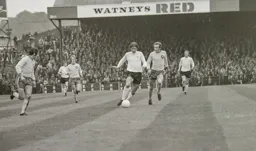 Alan Slough on the attack