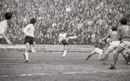 Alan Slough thunders one wide