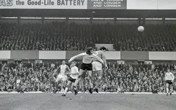 Peter Anderson takes on the Birmingham midfield