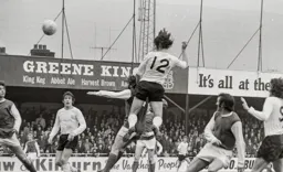 Substitute Don Givens' header sets up Halom's second