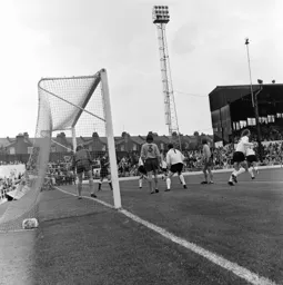 Town players turn to celebrate goal