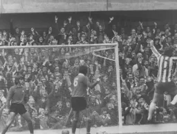 Keith Barber is powerless to prevent another Wednesday goal