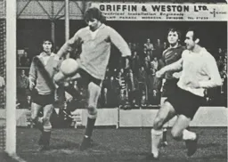 John Aston sees the ball cleared