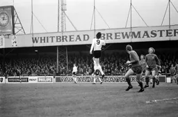 Barry Butlin rises high above the Forest defence inside first five minutes