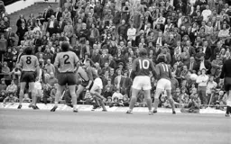 Don Shanks watches on