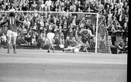 Tom Finney scores his second