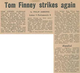 Match Report: Luton Town FC vs Portsmouth (15 Sep 1973)