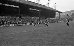 Jimmy Ryan puts in a cross