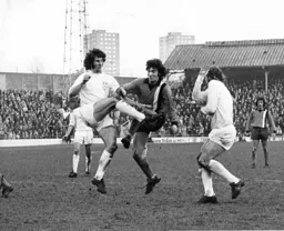 Peter Anderson tussles for the ball