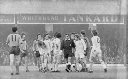 The referee has a decision to make