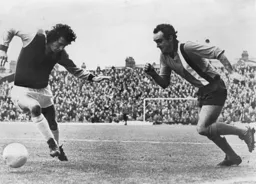 John Aston has the beating of Villa's John Gidman
