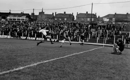 John Aston crosses