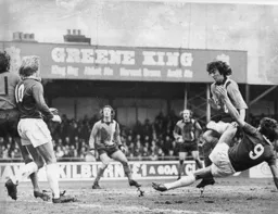 Peter Anderson in a rare Luton attack