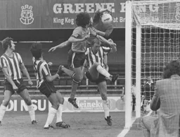 Barry Butlin scores the Town's goal