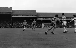 Alan West with a precision cross into the box