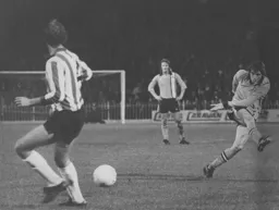 Jim Ryan fires in a shot during a rare Luton attack