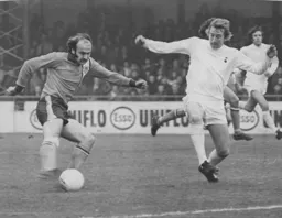 Rodney Fern attempts to cut inside