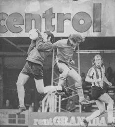 Substitute Ron Futcher on his debut