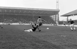 John Aston leaves defender on the floor