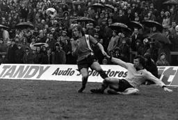 Ron Futcher turns past his marker