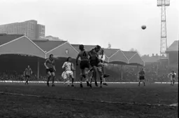 Peter Anderson waits for the cross to arrive
