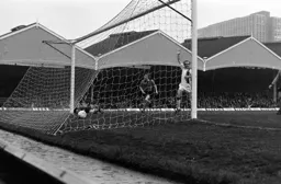 John Aston celebrates Luton’s second goal