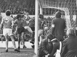 A long range header from Jimmy Ryan creeps in and gives the Town renewed hope
