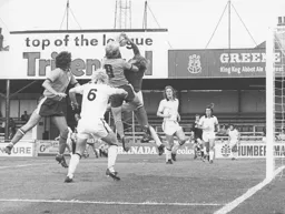 The Town forwards put pressure on the Tigers defence
