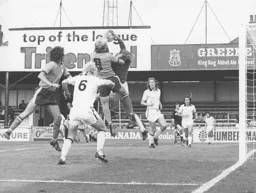 The Town forwards put pressure on the Tigers defence