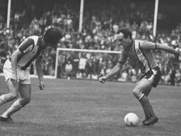 John Aston about to slip past a Baggies defender