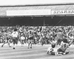 Andy King fires home the first Luton goal