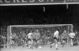 Adrian Alston comes away from defence with the ball