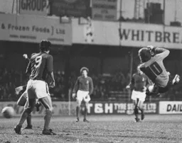 Alan West goes close with a spectacular effort