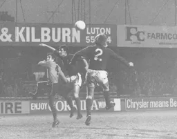 Brian Chambers sees the ball go over his head