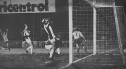John Aston turns away after hitting home the Town's second goal
