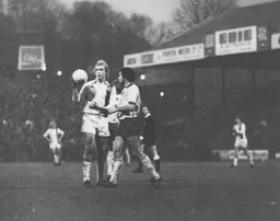 A disappointed Ron Futcher at the end of the game