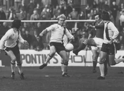 Ron Futcher tries to play in one of his colleagues