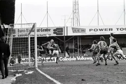 Ron Futcher cannot get over the ball