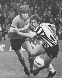 John Ryan has the beating of Notts' Arthur Mann