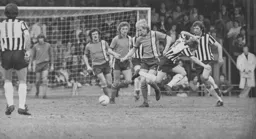 Paul Futcher looks to come away with the ball