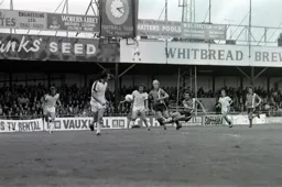 Jimmy Husband tries to test the goalkeeper