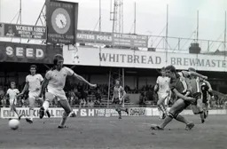 Lil Fuccillo attacking towards the Oak Road End