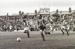 John Aston gets away from Rovers defence